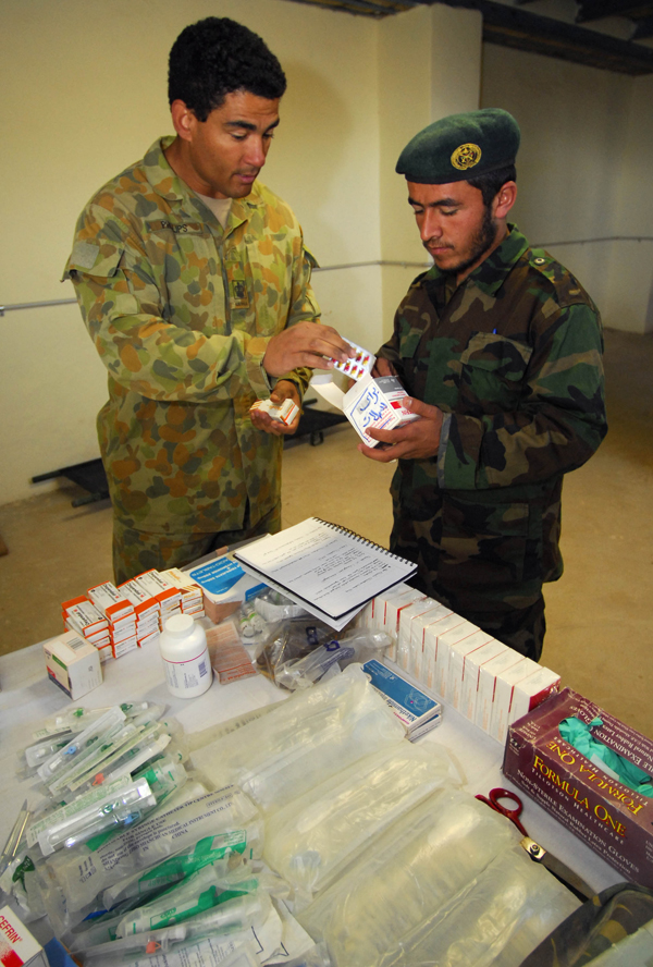 Australian and Afghanastan Medic